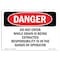 Signmission Safety Sign, OSHA Danger, 5" Height, Grain Bin Silo Safety, Landscape OS-DS-D-57-L-1930 - alternate 1